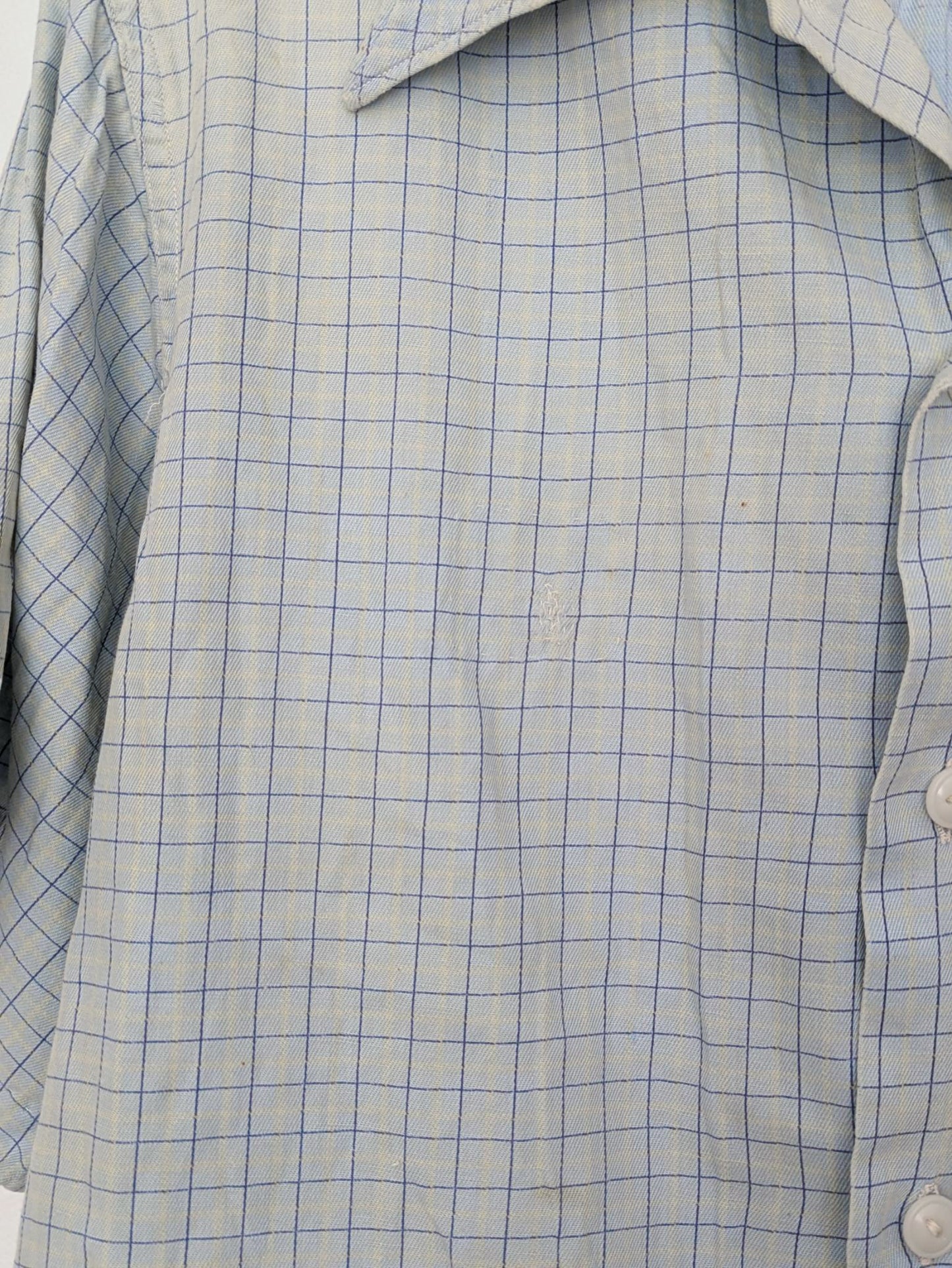 Windowpane Cotton Shirt