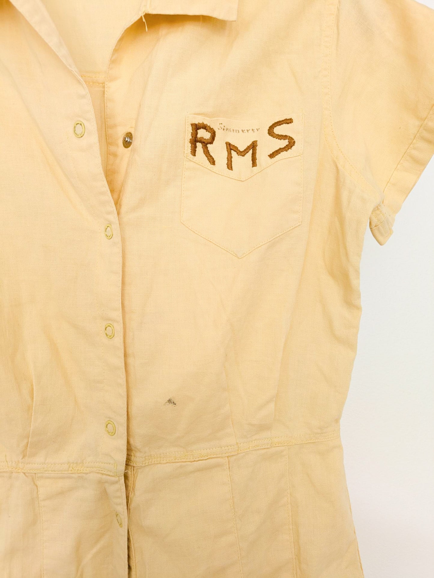 30s/40s Yellow Romper