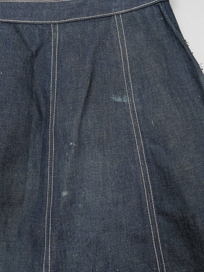 40s/50s Studded Denim Skirt