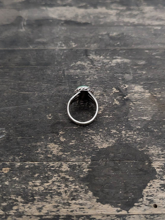 Bright Turquoise Sterling Ring