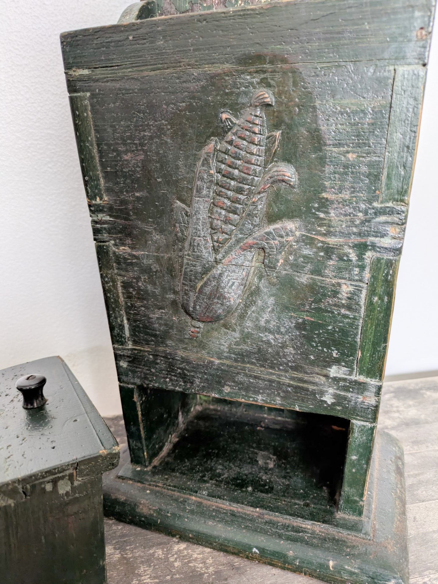 Primitive Carved Candle Holder