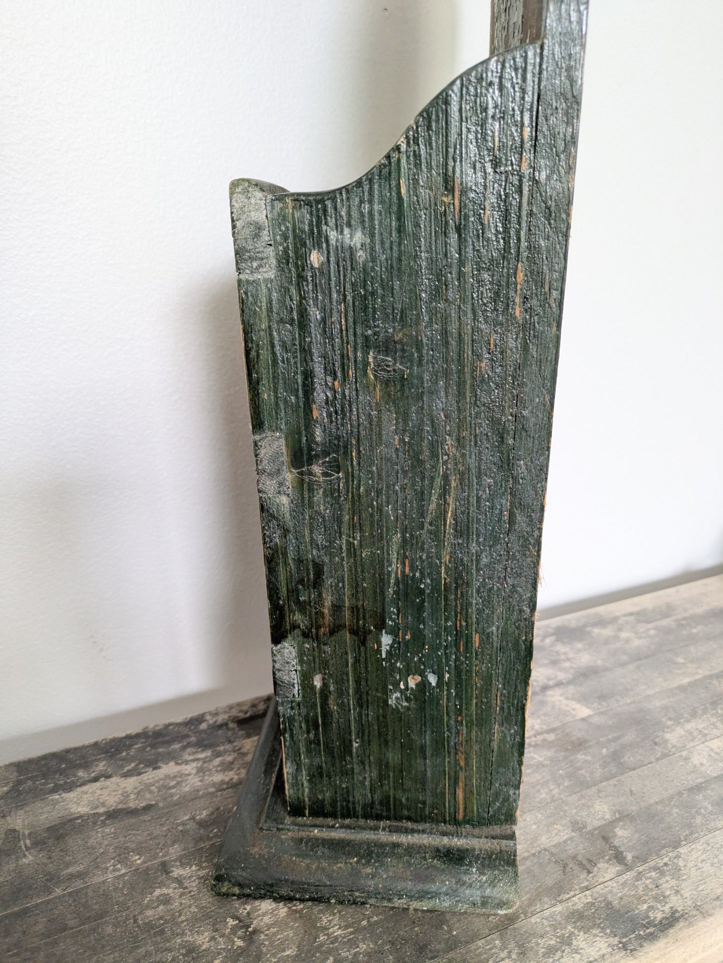 Primitive Carved Candle Holder