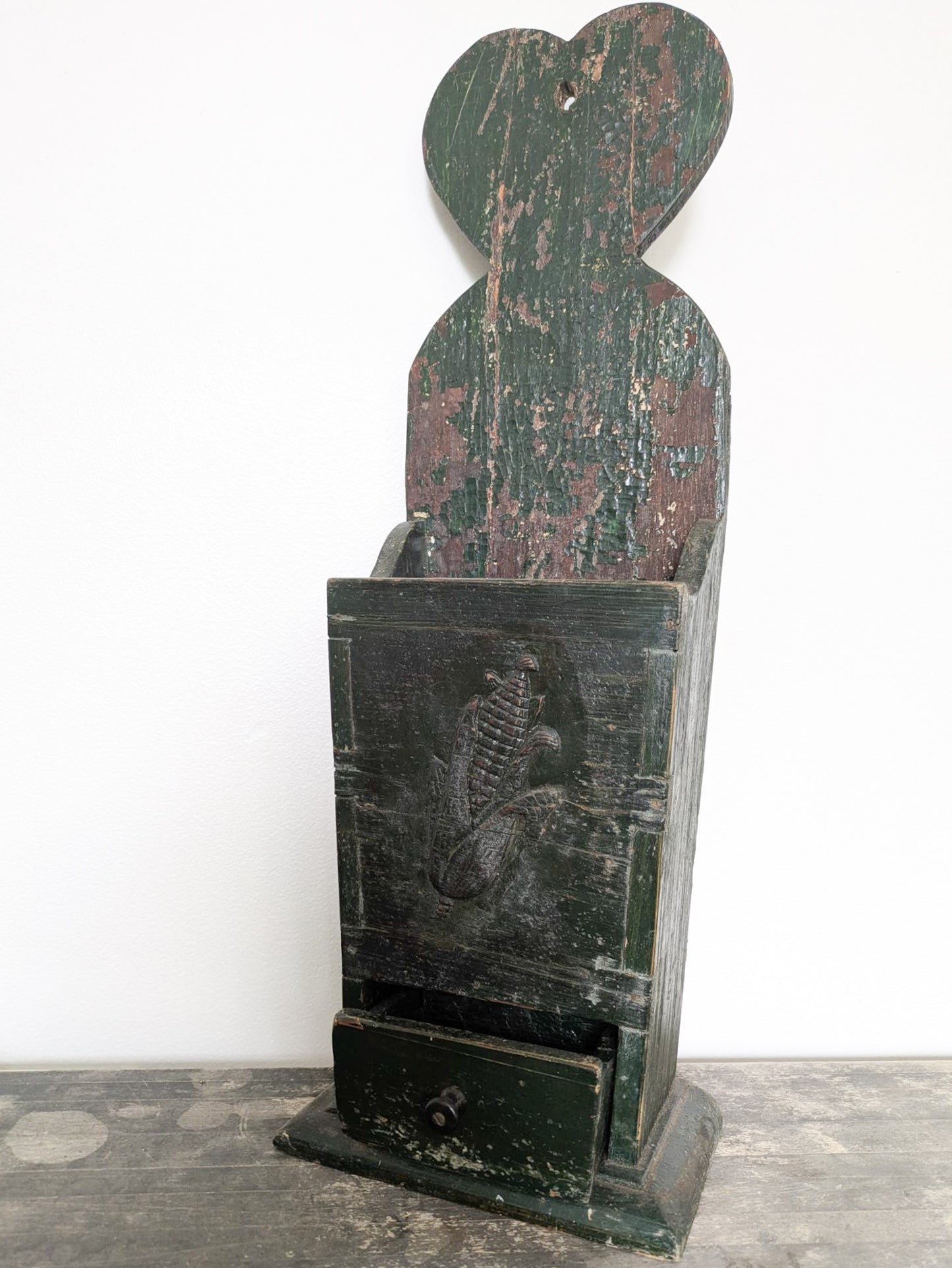 Primitive Carved Candle Holder