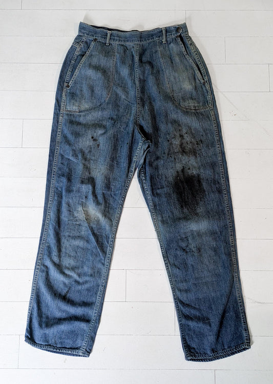 Paint Splattered Side Zips