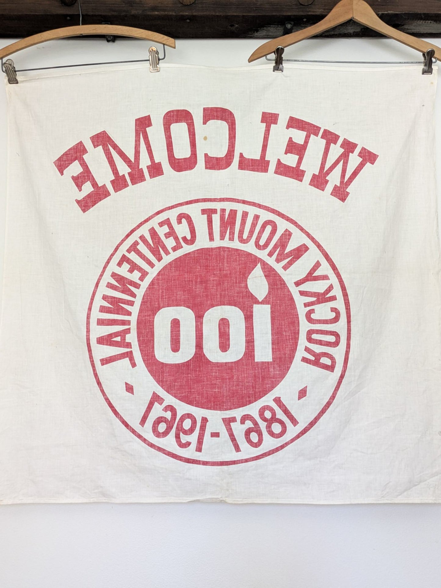 1967 Scouts Welcome Flag