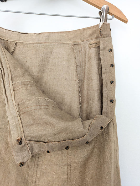Edwardian Linen Skirt