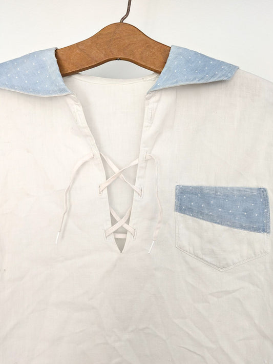 1920s Cotton & Calico Middy Blouse