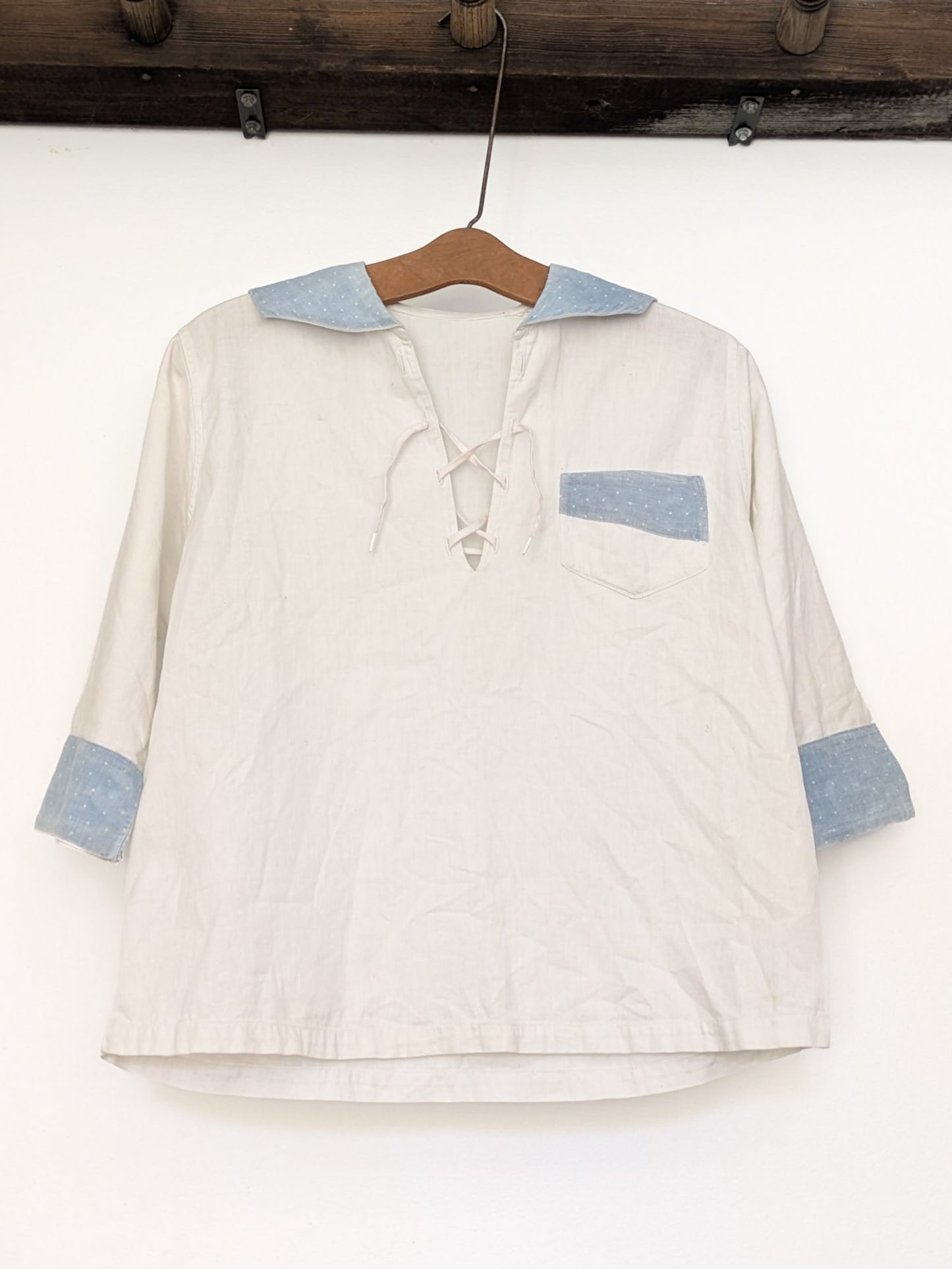 1920s Cotton & Calico Middy Blouse