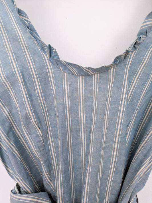 Almost Deadstock Striped Chambray Dress