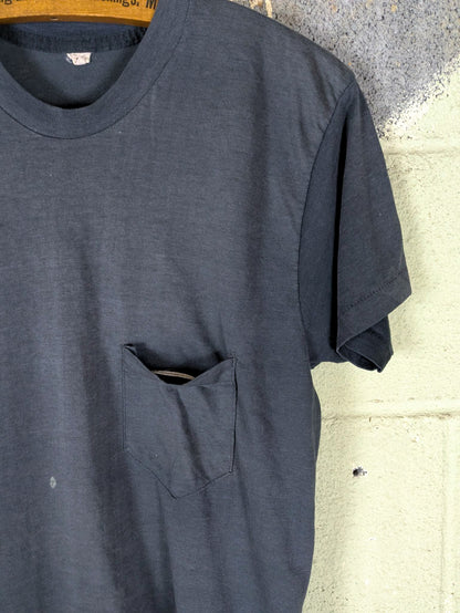 2 Tone Black Tee