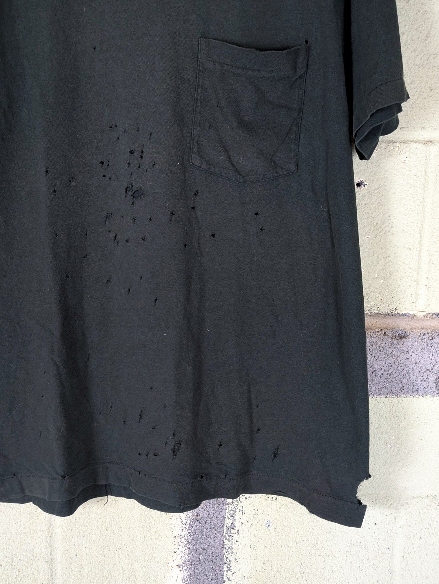 Distressed Pocket Tee