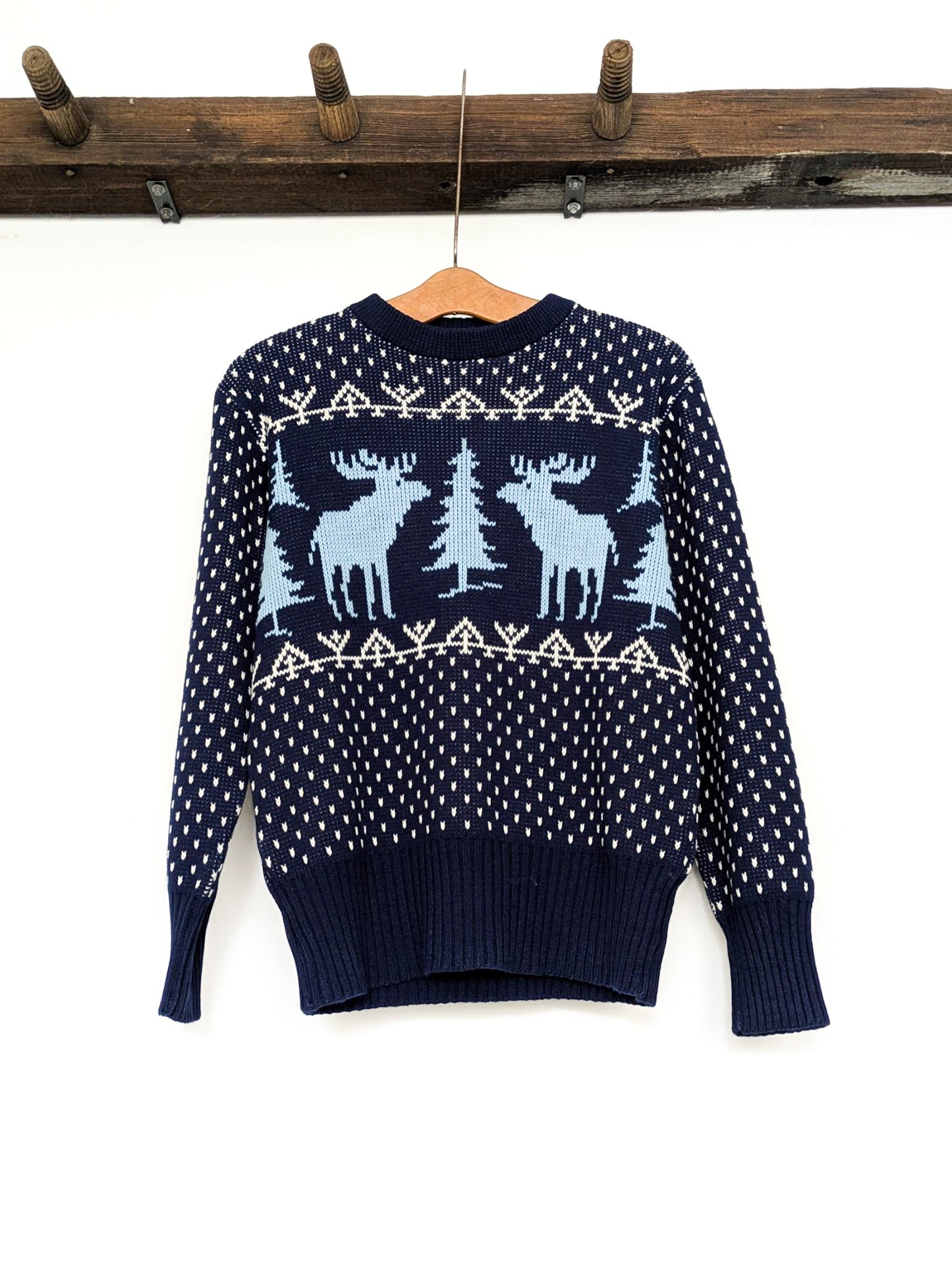 70s Does 40s Jacquard Sweater