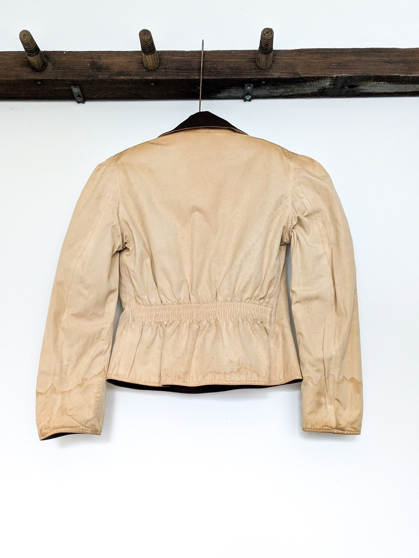 1930s Chocolate Brown Reversible Coat