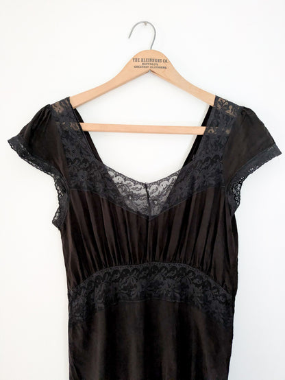 1940s Rayon Slip Dress
