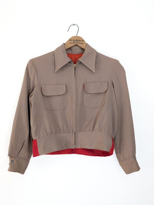 Two Tone Gab Jacket