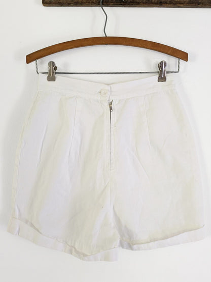 50s White Shorts