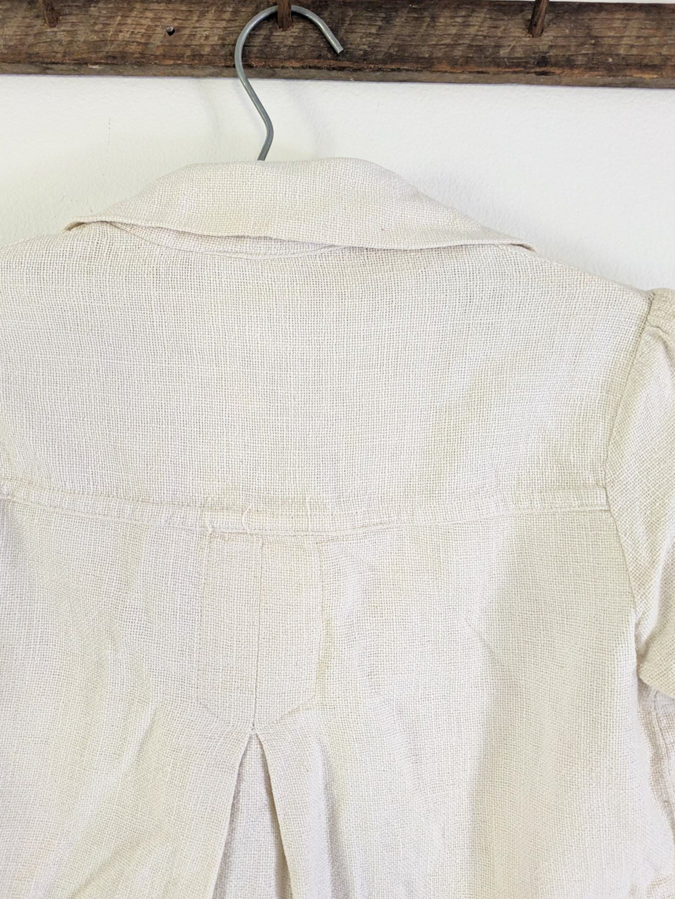 Woven Cream Blouse