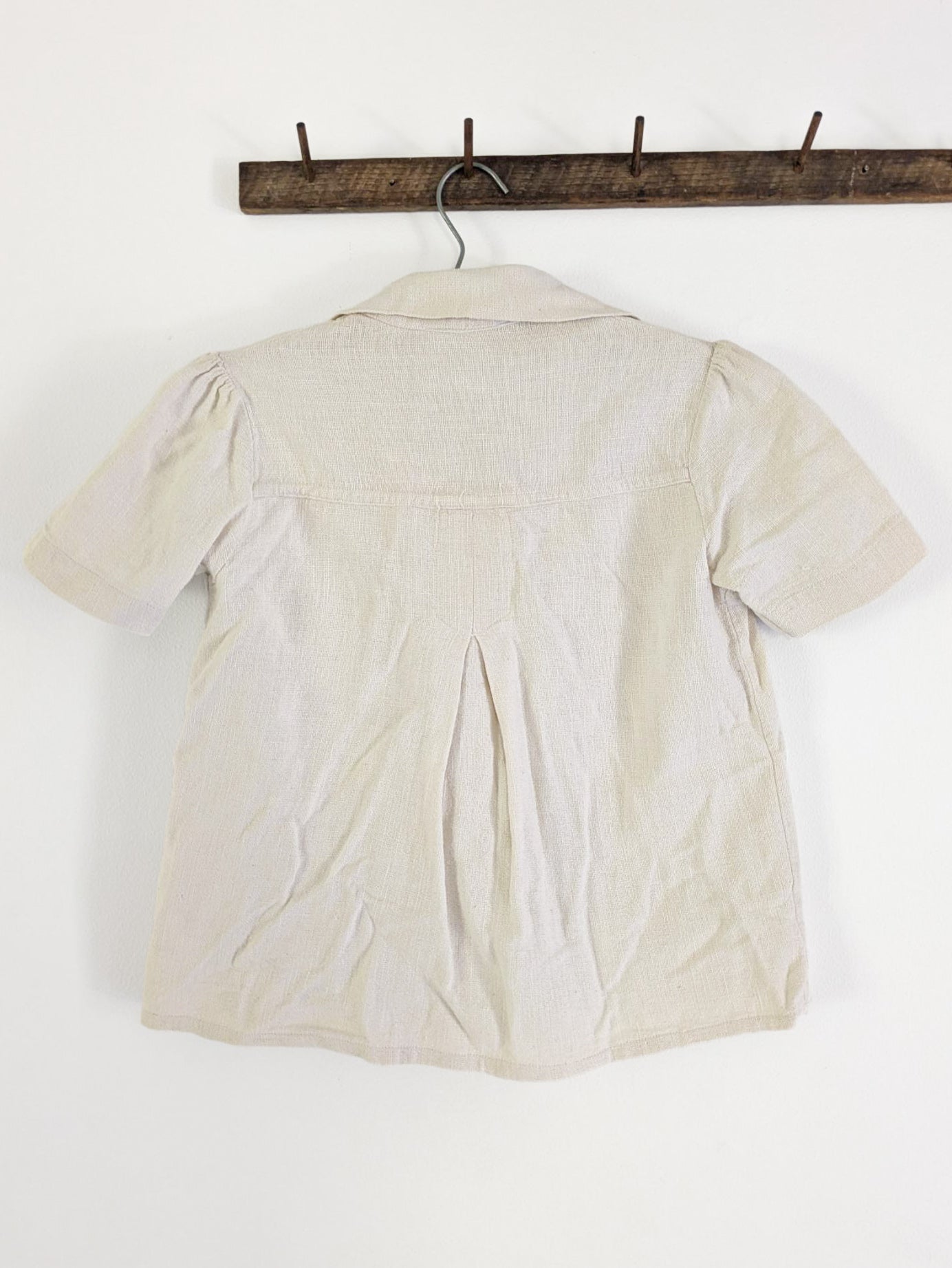 Woven Cream Blouse