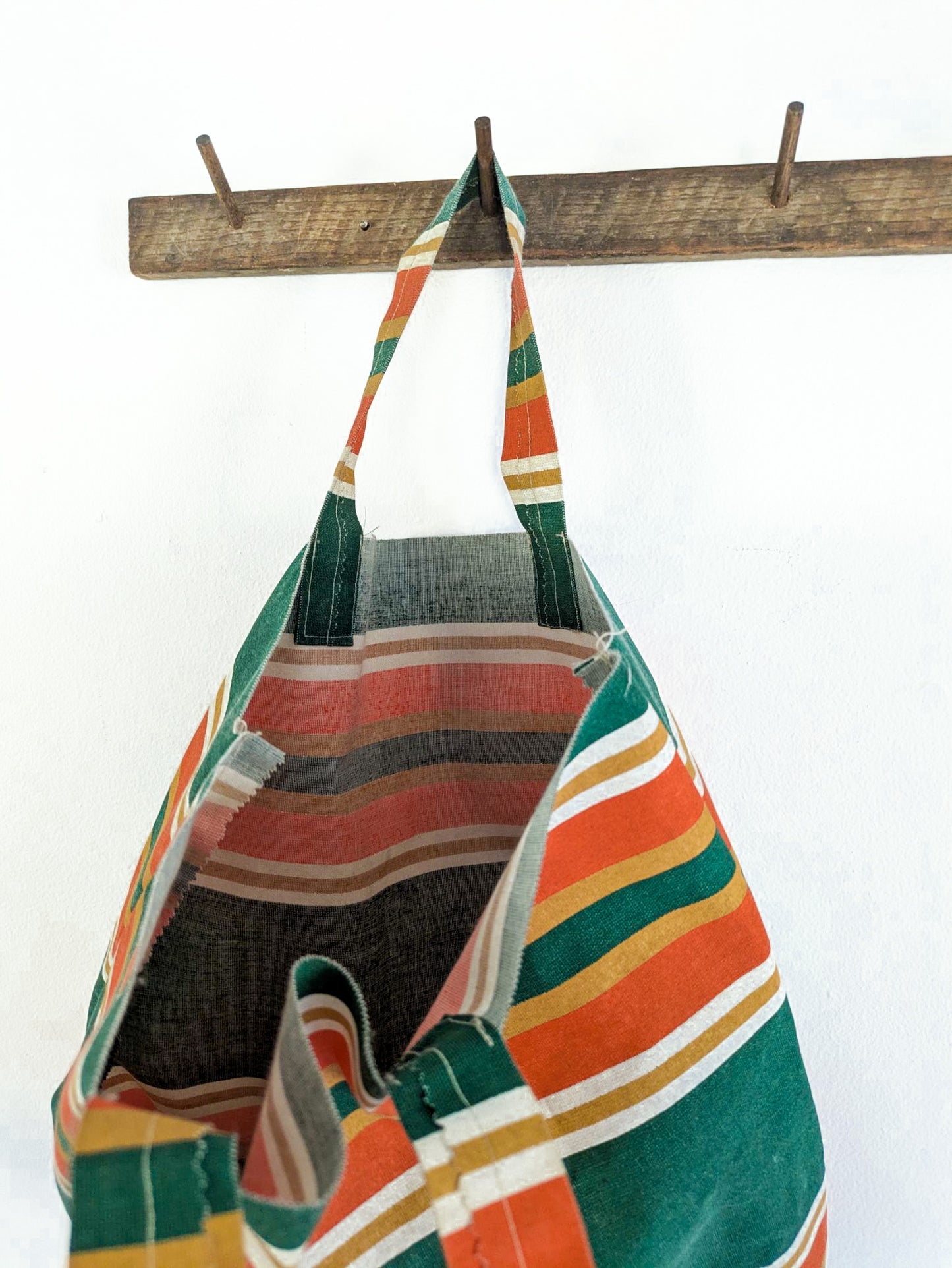 Handmade Awning Tote