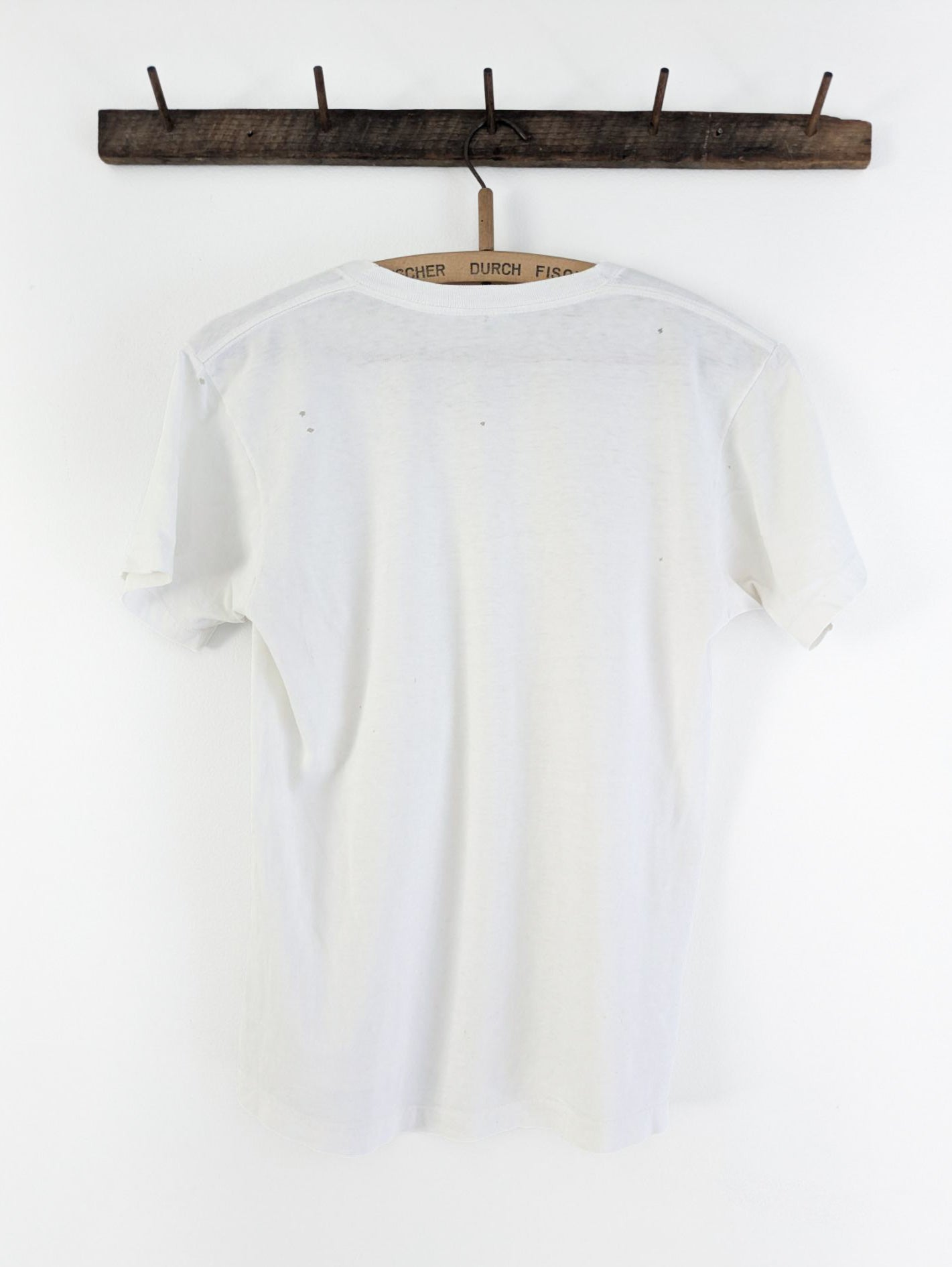 60s White Pocket Tee