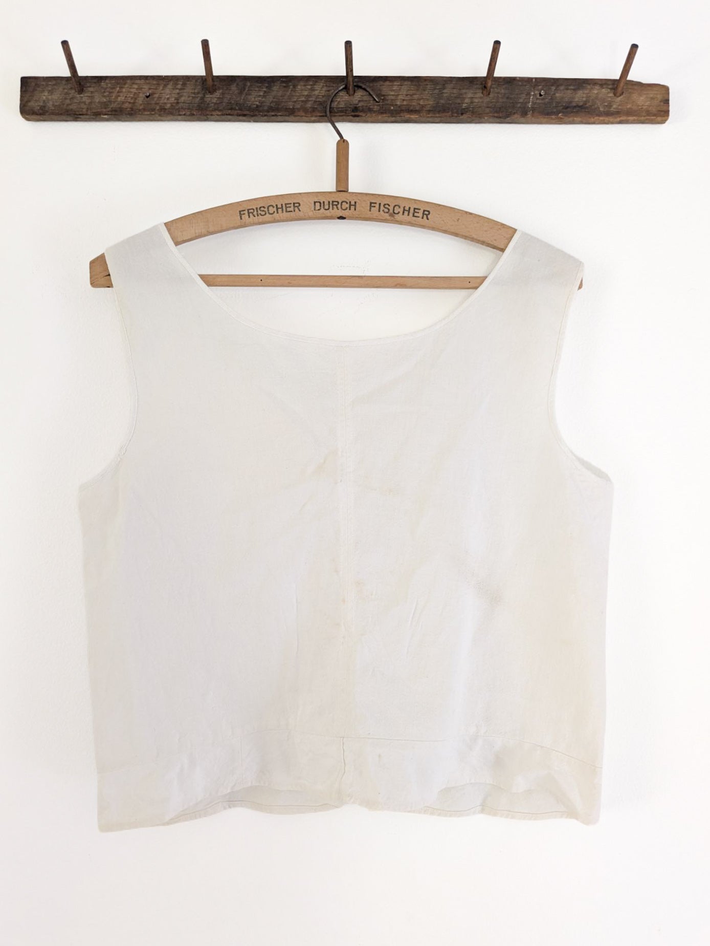 Antique Feedsack Sleeveless Blouse