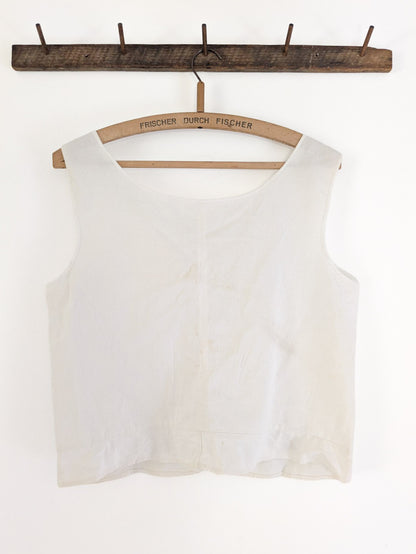 Antique Feedsack Sleeveless Blouse