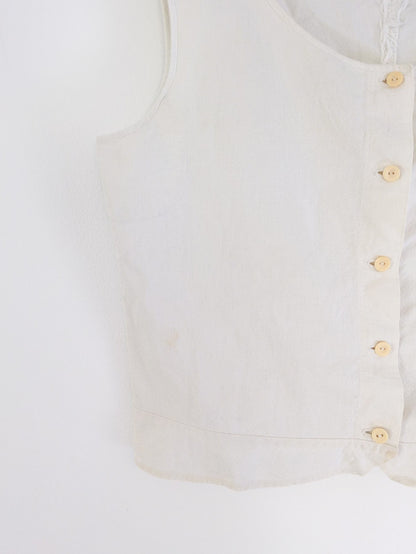 Antique Feedsack Sleeveless Blouse