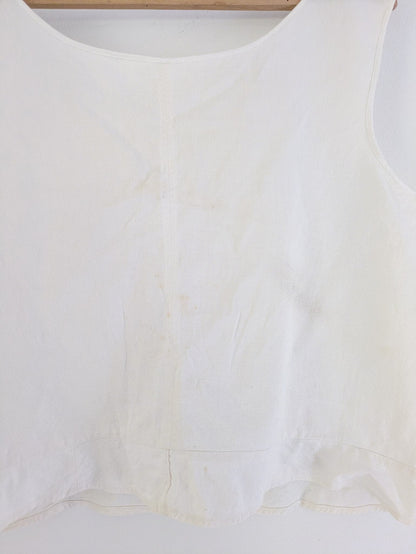 Antique Feedsack Sleeveless Blouse