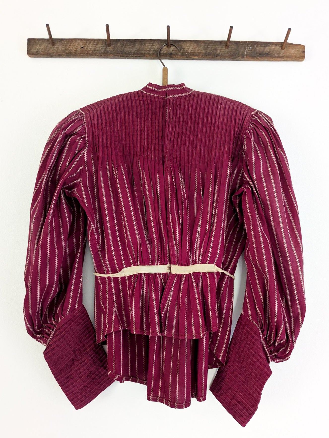Raspberry Calico Blouse
