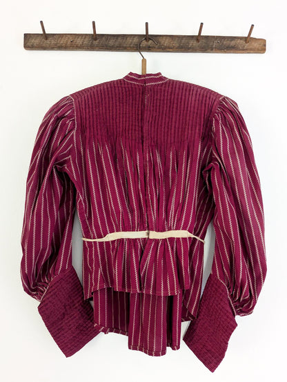 Raspberry Calico Blouse