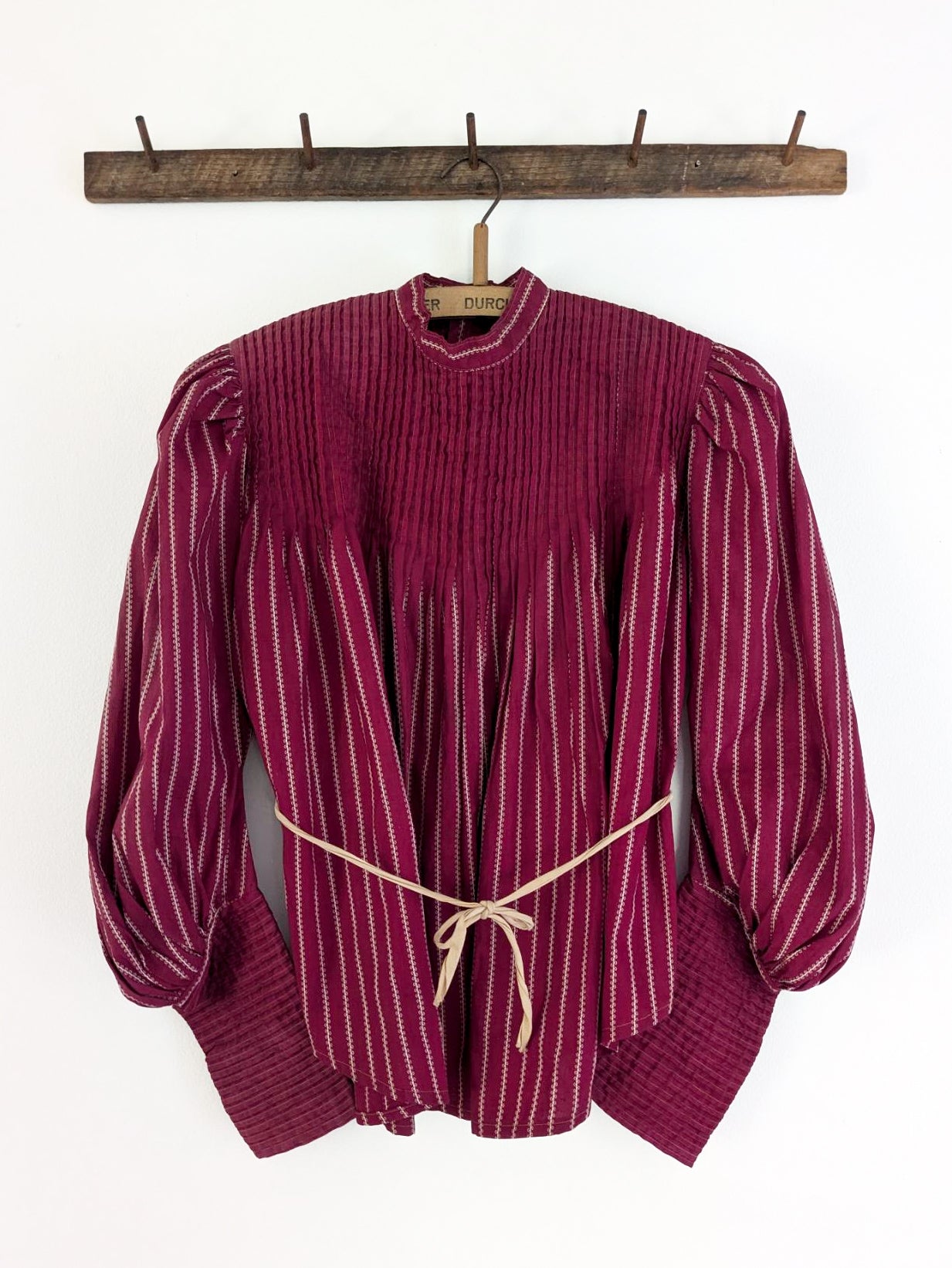Raspberry Calico Blouse