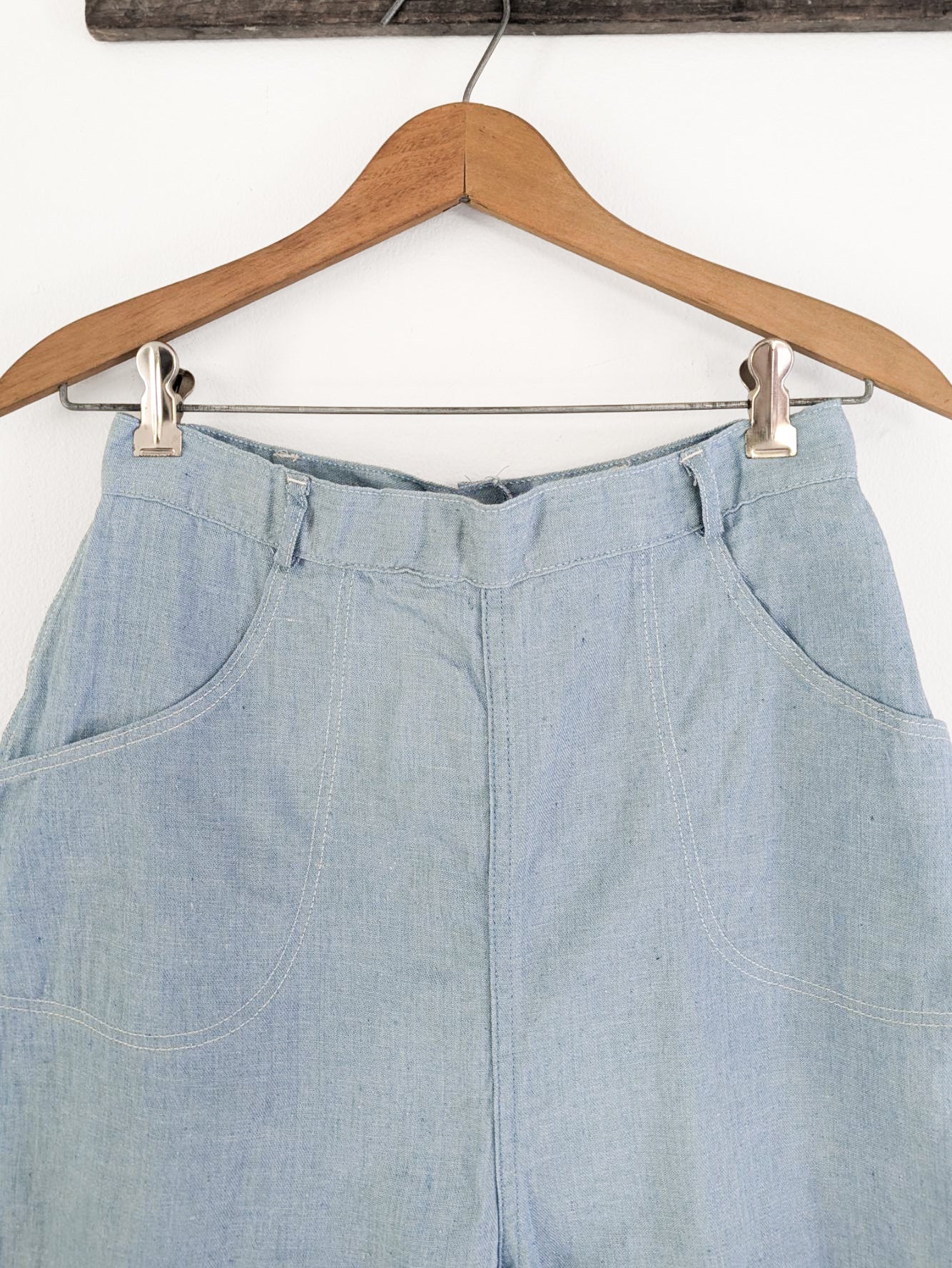 50s Chambray Capris