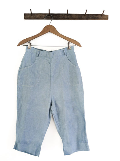50s Chambray Capris