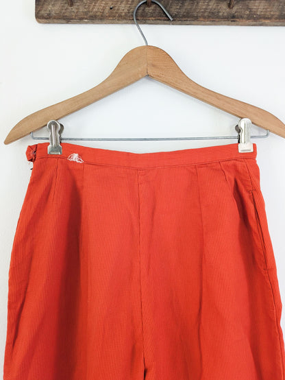 60s Textured Capris