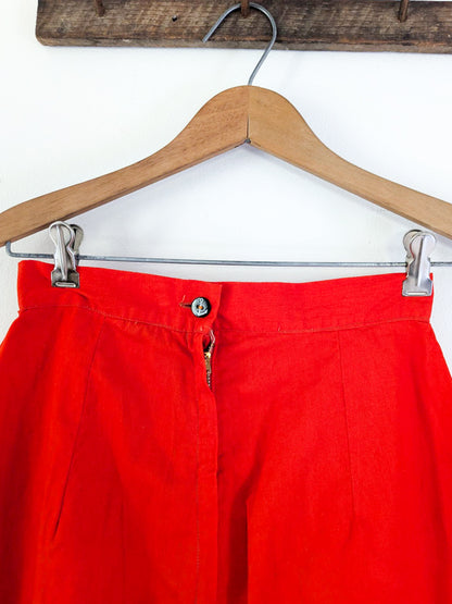 60s Orange Capris