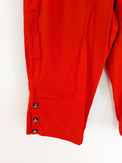 60s Orange Capris