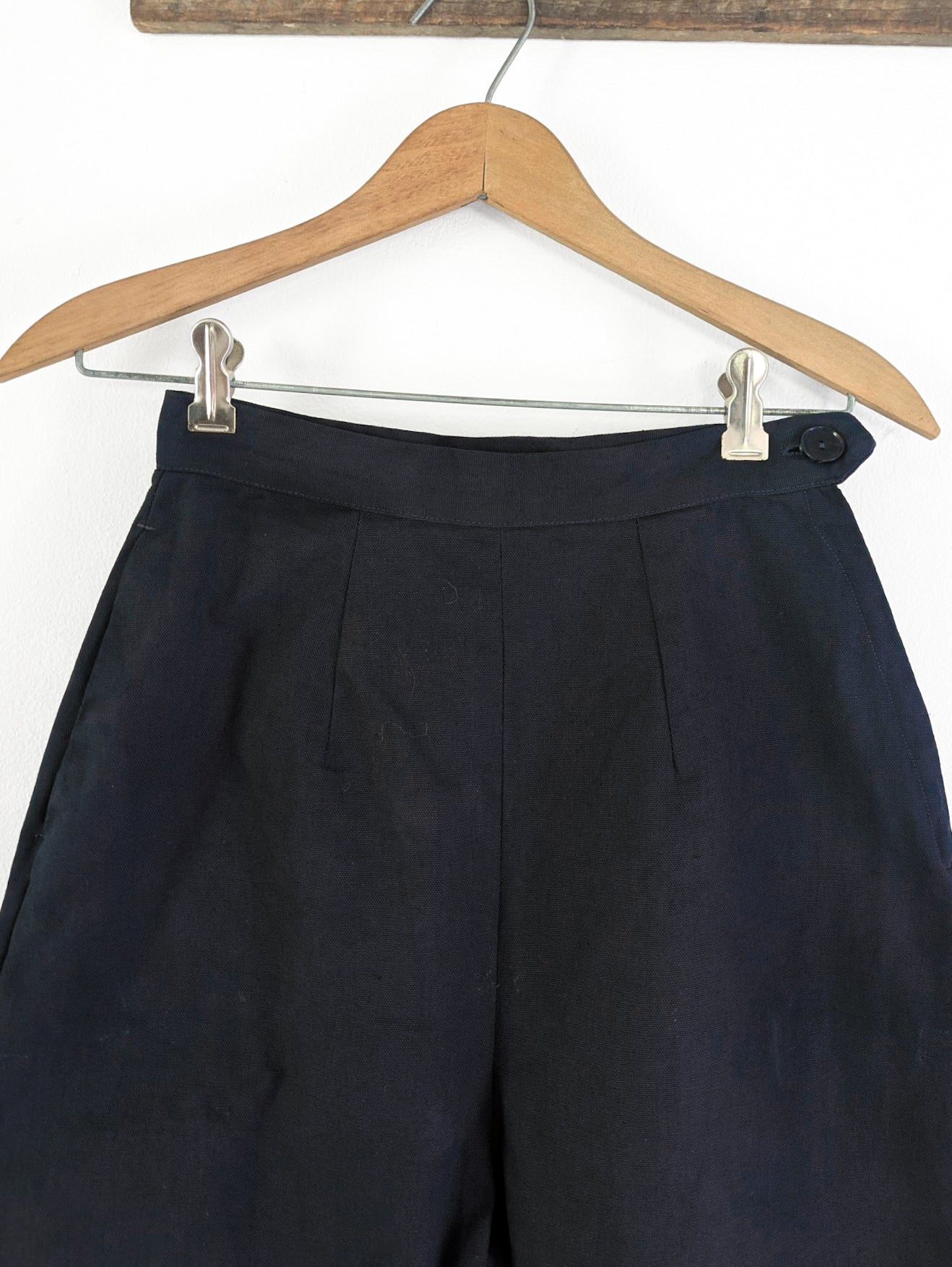 Black Twill Trousers