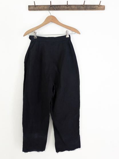 Black Twill Trousers