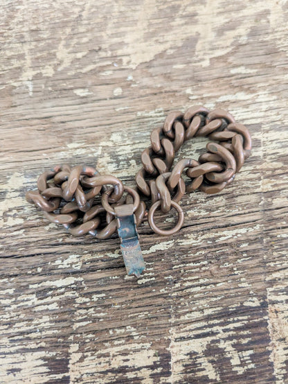 40s Copper Curb Chain