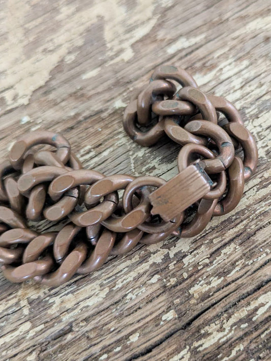 40s Copper Curb Chain