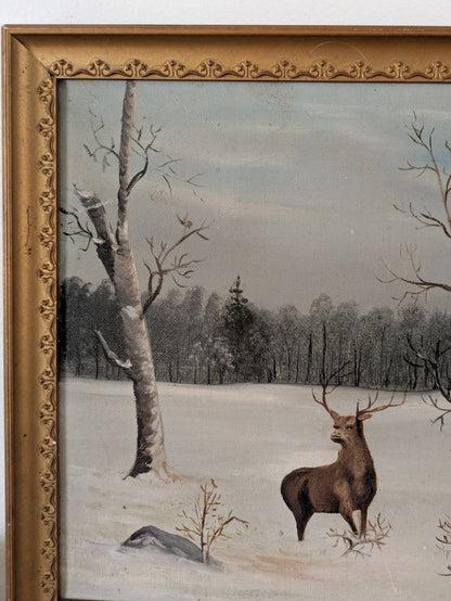 "Winter in Maine" Painting