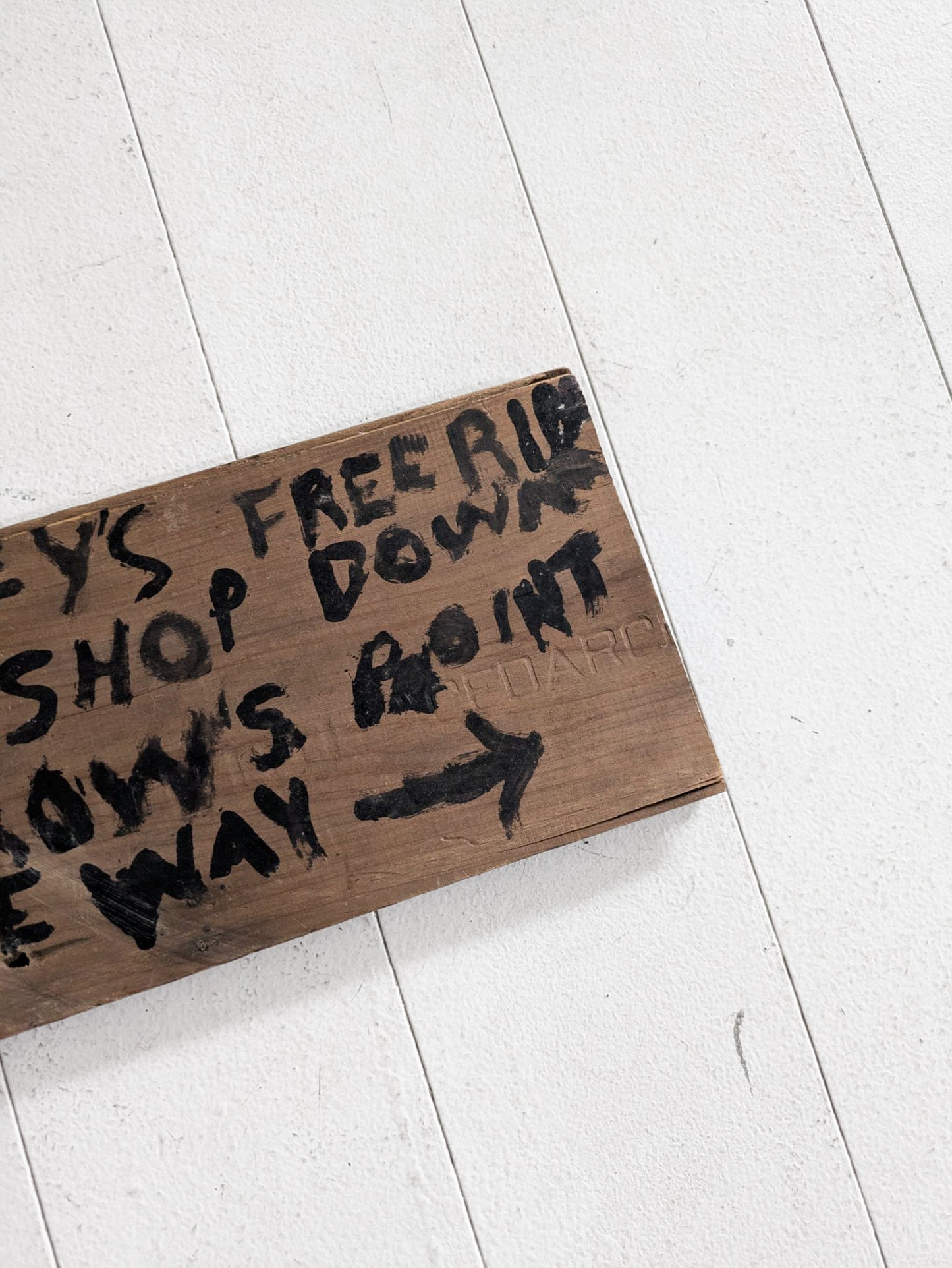 Vintage Hand Painted Pet Shop Sign
