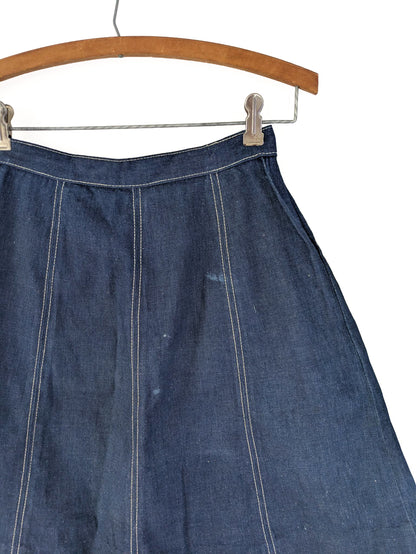 Studded Denim Mini