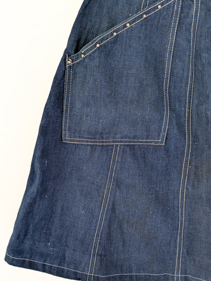 Studded Denim Mini