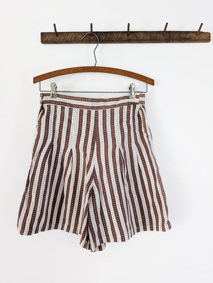 40s Striped Shorts