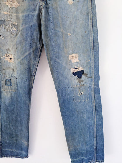 40s Big Yank Repaired Jeans