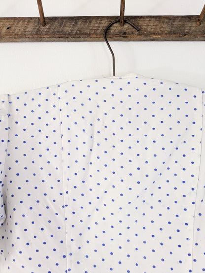 1940s Cotton Polkadot Blouse