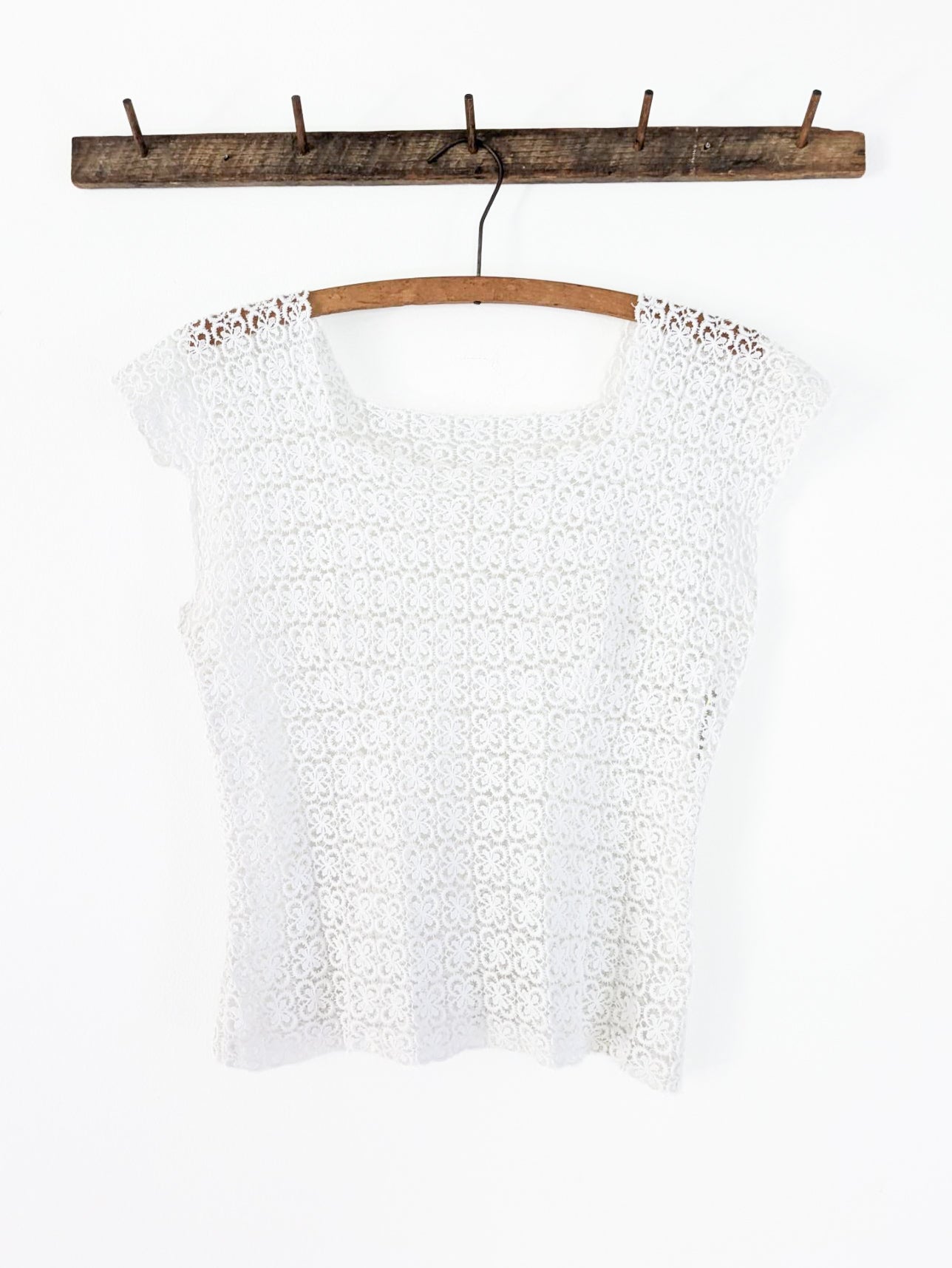 1930s Sheer Lace Blouse
