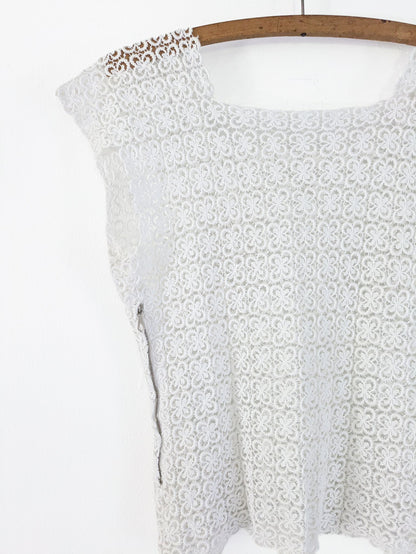 1930s Sheer Lace Blouse