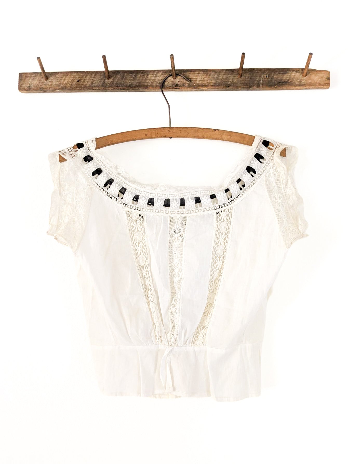 Cotton & Lace Victorian Blouse